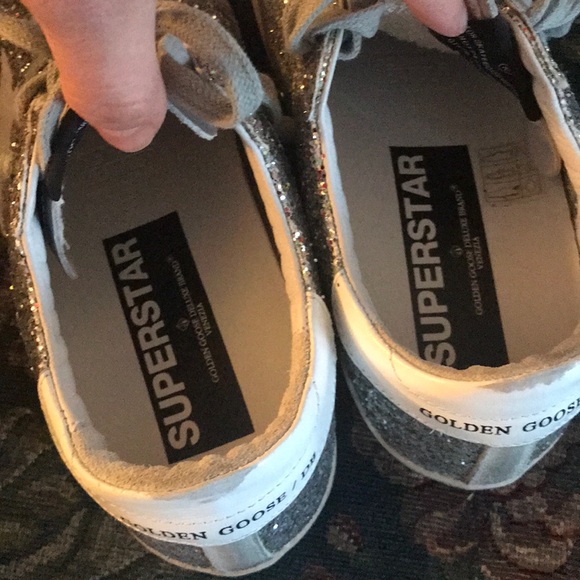 NIB GOLDEN GOOSE GLITTER SUPERSTAR 39 SOLD OUT - Picture 2 of 8